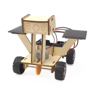 Wooden Solar Moon Rover